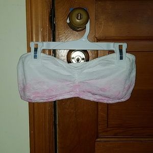 Pink strapless Bandeau - Pink Victoria's Secret